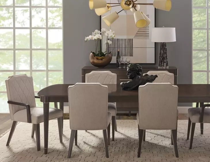 Oakridge Medley White Upholstered Dining Chair