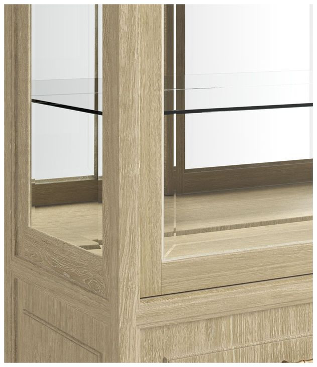 Eave Sundrenched 6 Drawer Oak China Cabinet