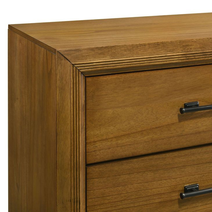 Talcott Honey 5 Drawer Chest