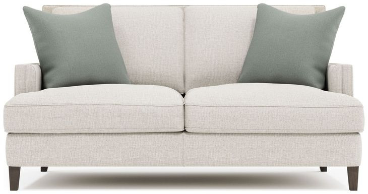 Addison Beige 66" Loveseat with Pillow