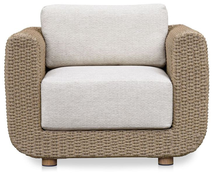Soma Natural Upholstered Outdoor Accent Chair