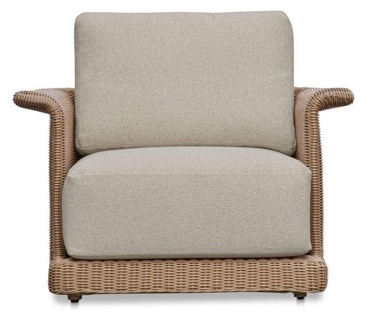 Meredith Beige Upholstered Outdoor Accent Chair