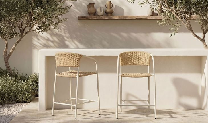 Zola Natural Outdoor Bar Stool