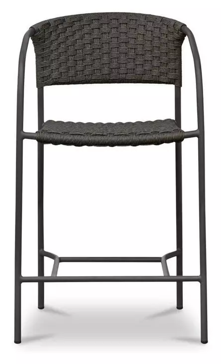Zola Dark Brown Outdoor Counter Height Chair