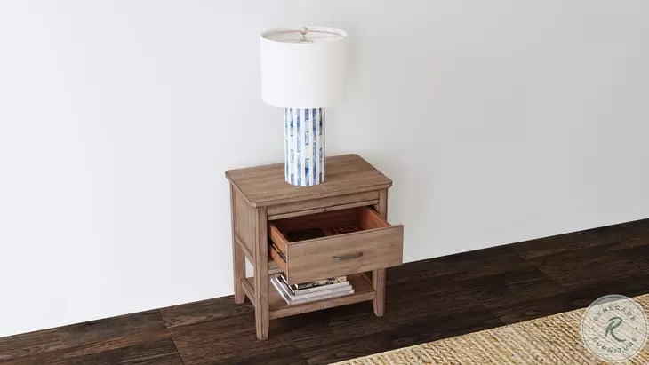 Geo Heights Butterscotch Nightstand