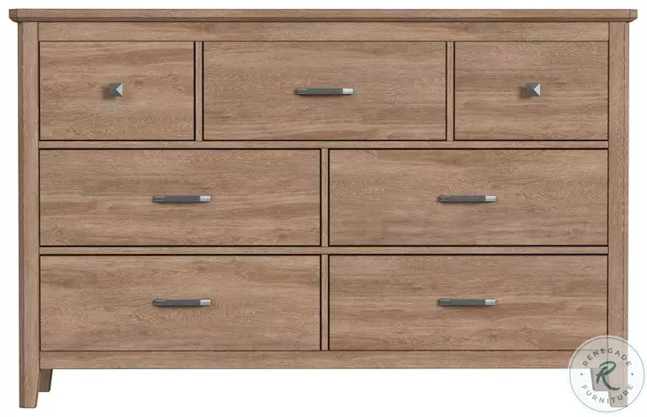 Geo Heights Butterscotch Dresser