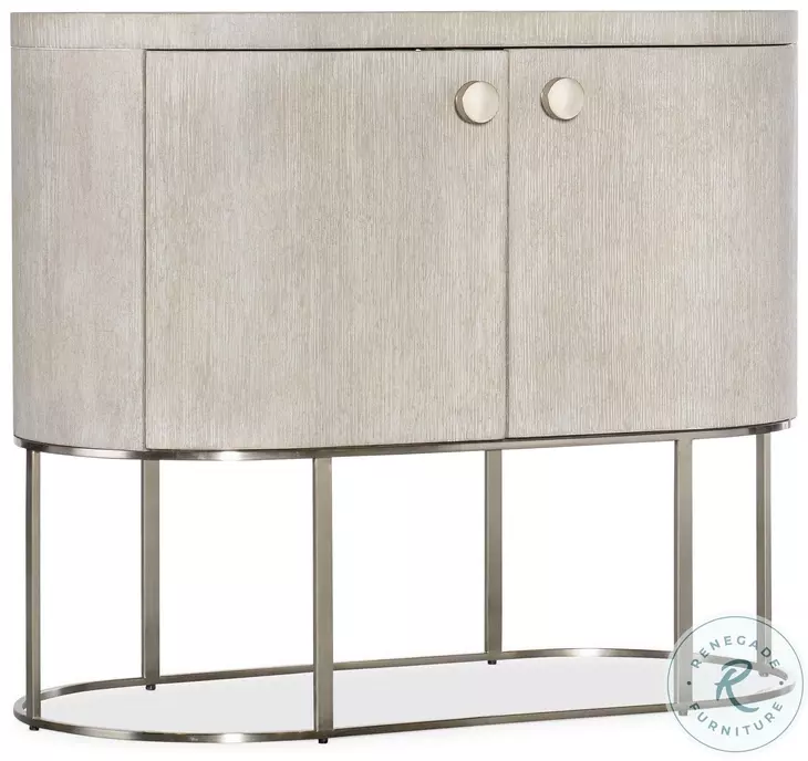 Modern Mood Light Brown Oval Nightstand