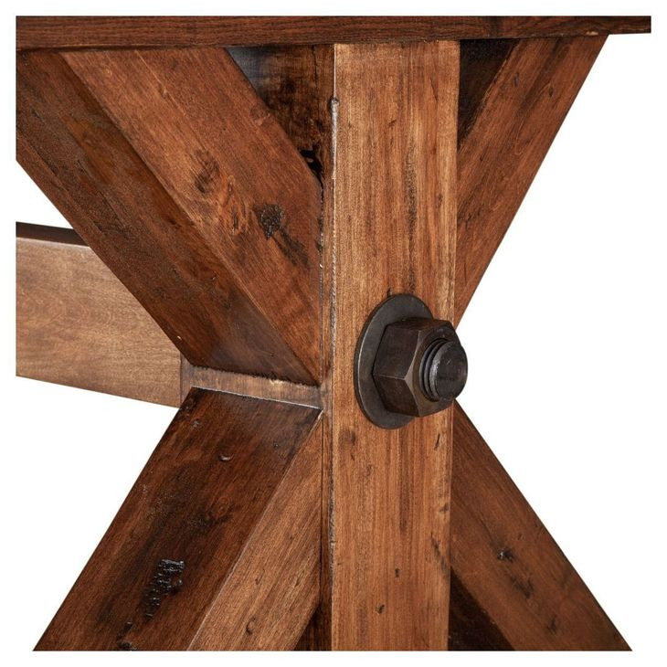 Grassroots Warm Earth Tone Extendable 100" Dining Table