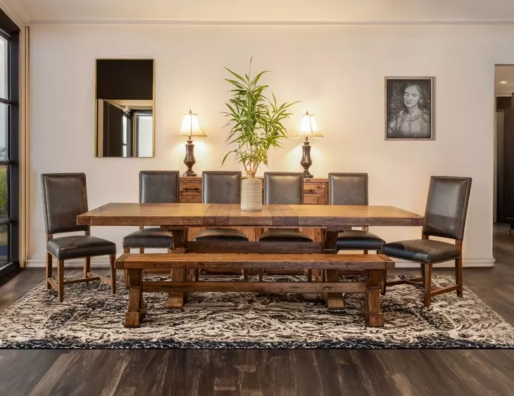Dani Dark Brown Leather Dining Chair