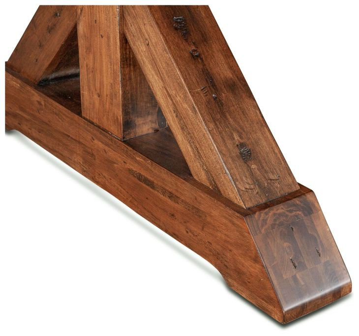 Grassroots Warm Earth Tone Extendable 88" Dining Table