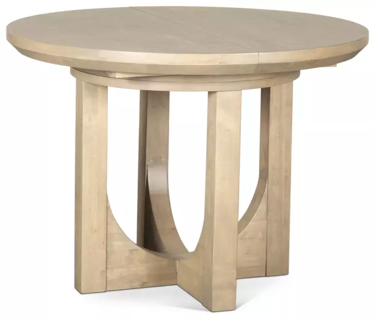 Valencia Gray Birch 60" Extendable Oval Dining Table
