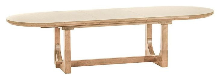 Valencia Gray Birch 110" Extendable Oval Dining Table