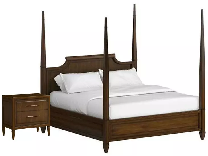 Eave Brown Poster Bedroom Set