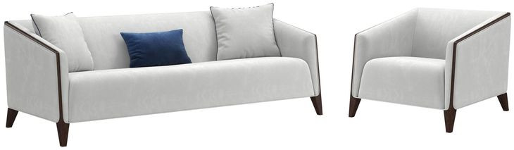 Artisan Upholstery Linen Piet Living Room Set