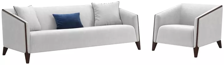 Artisan Upholstery Linen Piet Living Room Set