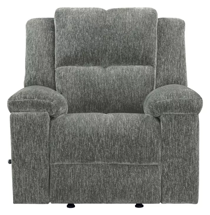 Bronco Plush Charcoal Rocker Recliner