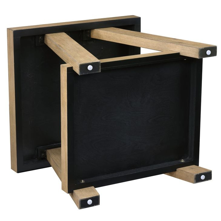 Orinda Brown Square End Table