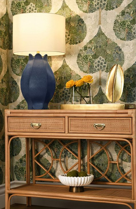 Gideon Brown 45" Console Table with 2 Drawers