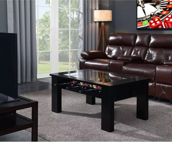 Rebel Black Foosball Gaming Table
