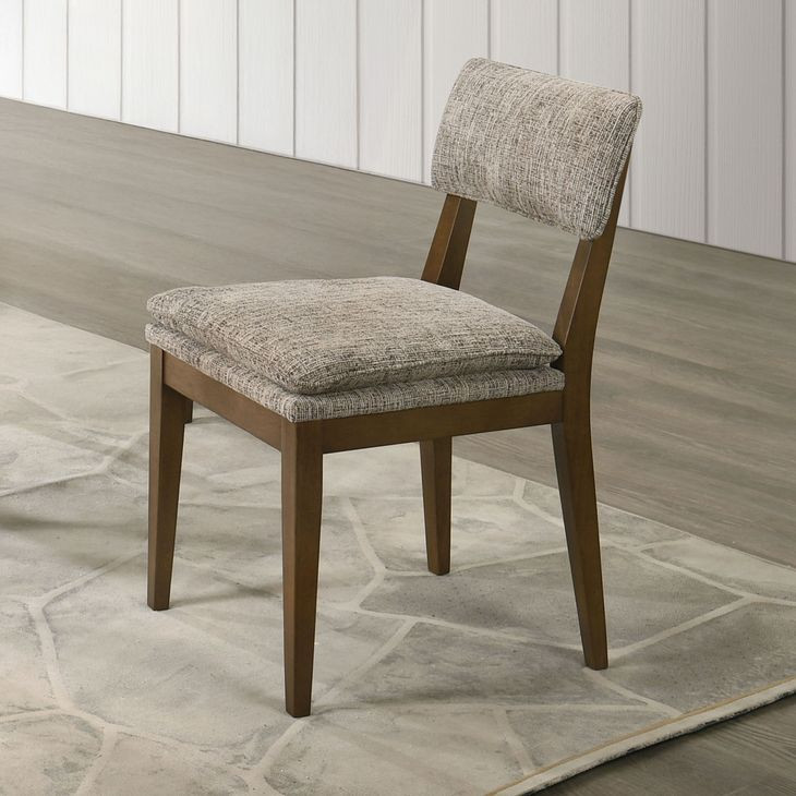 Miller Walnut Upholstered Side Chair