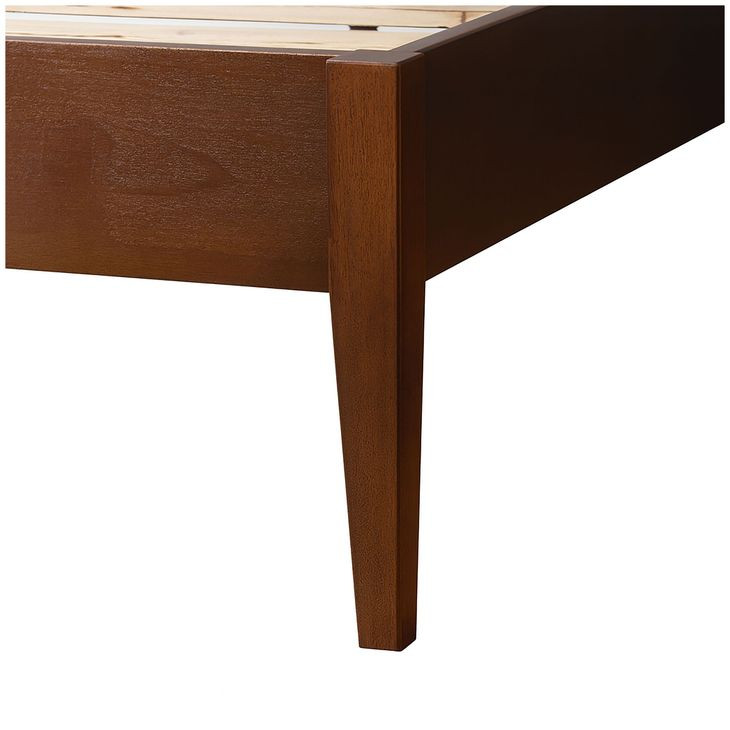 Rowland Walnut Queen Platform Bed