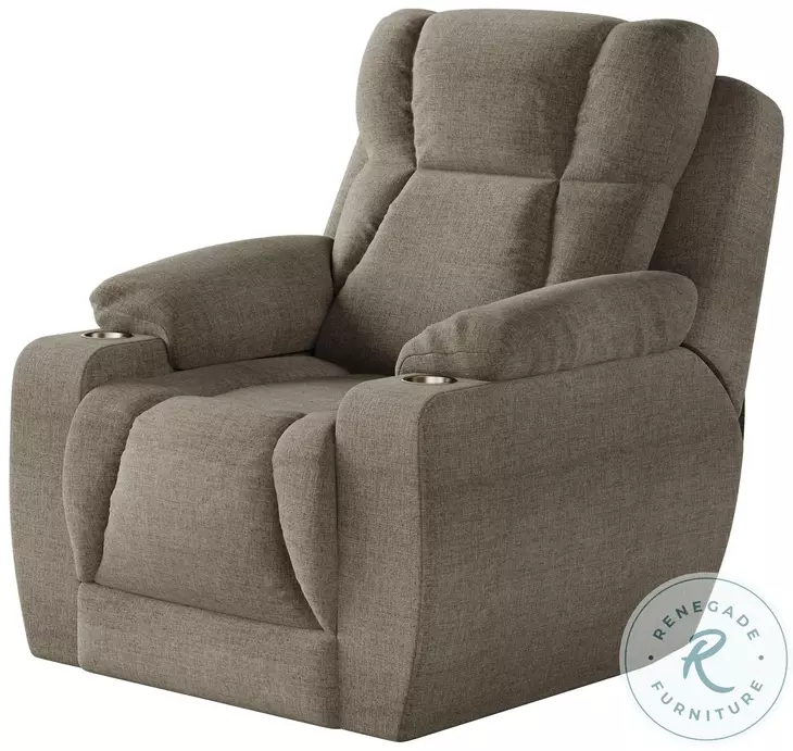 Challenger Bahari Mushroom Power Headrest Wall Hugger Big Mans Recliner