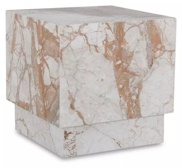 Joel Natural Round Occasional Table Set