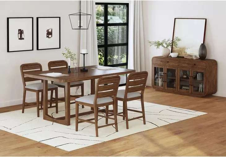Thorin Brown Counter Height Dining Room Set