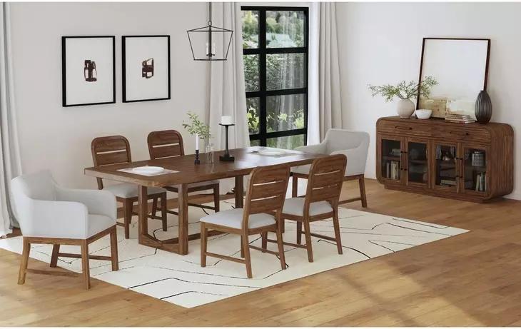 Thorin Light Gray Upholstered Dining Chair Set of 2