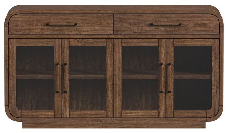 Thorin Brown 4 Glass Door Server