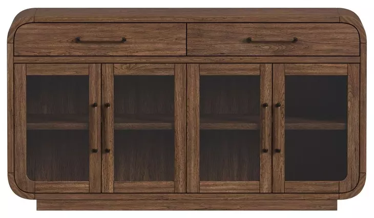 Thorin Brown 4 Glass Door Server