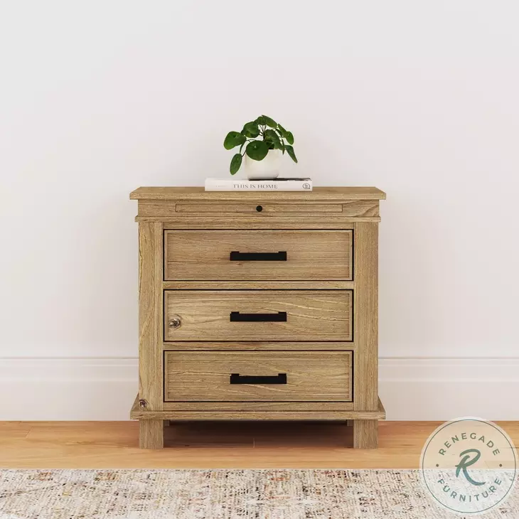 Glacier Point Golden Java Nightstand