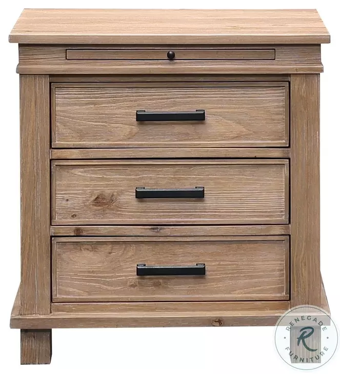 Glacier Point Golden Java Nightstand