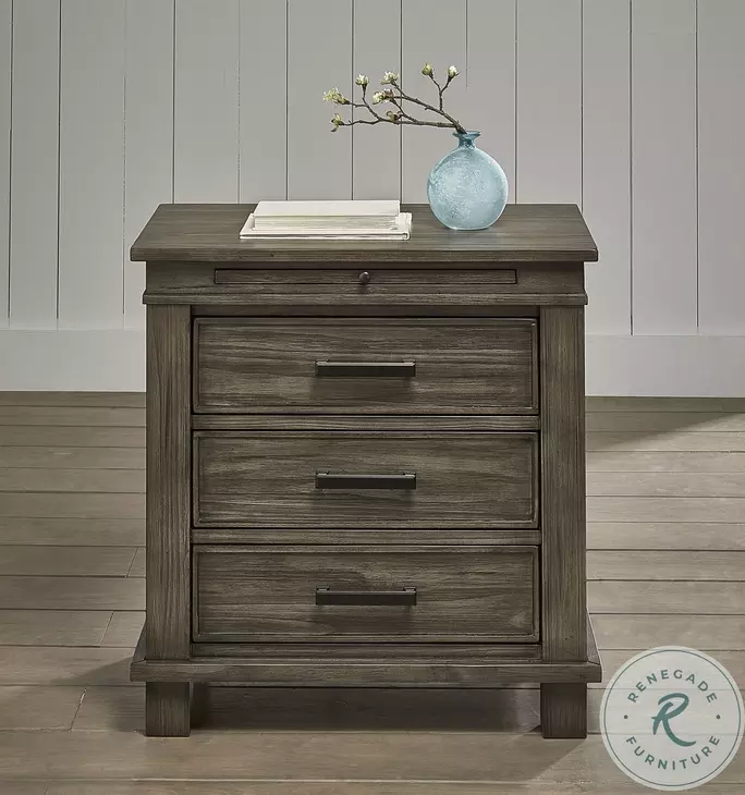 Glacier Point Greystone Nightstand