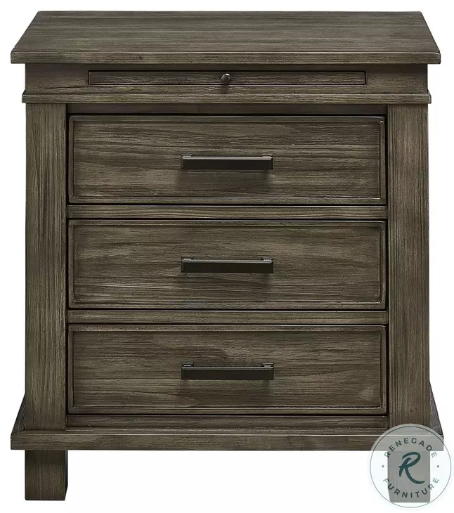 Glacier Point Greystone Nightstand