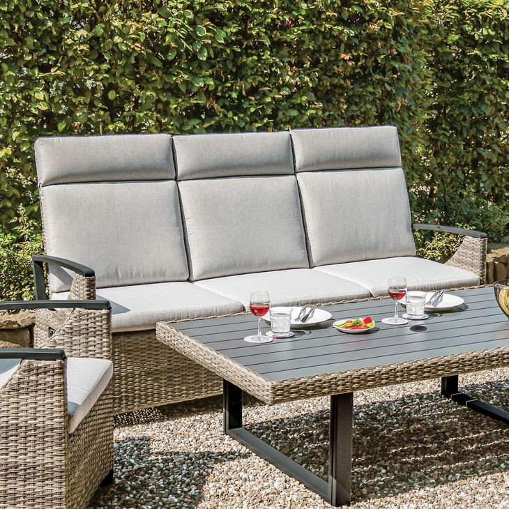 Antigua Multi Colored 77" Outdoor Sofa