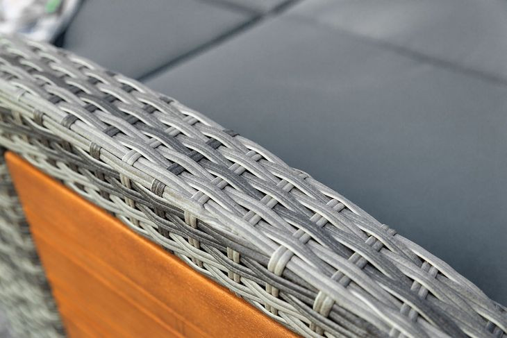 Bahia Tobago Gray Outdoor Reclining Chaise Lounge