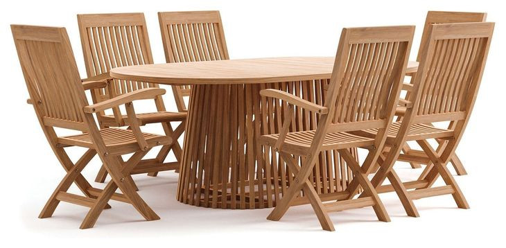 Nusa Natural Folding Outdoor Armchair