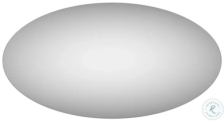 Semper Whisper Of Gold 96" Oval Dining Table