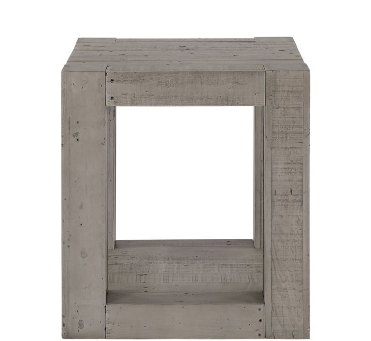 Pinedale Gray Square End Table