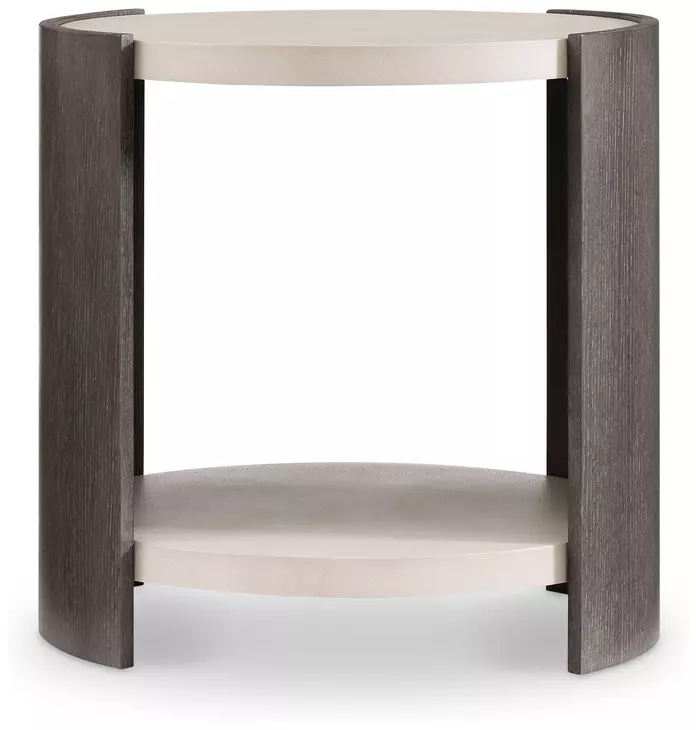 Prado Buff And Porcini Side Table