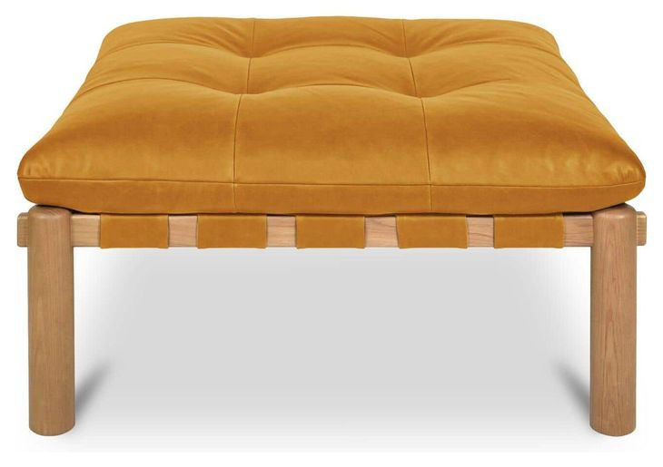 Costello Tan Square Ottoman
