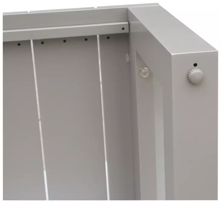Dalilah Gray Patio Square End Table
