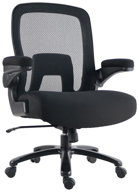 DC 603 BLK Black Upholstered Mesh Desk Chair