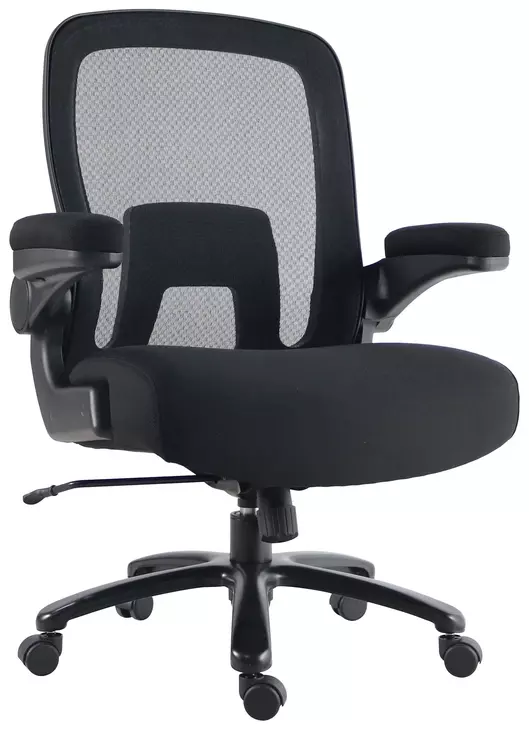 DC 603 BLK GCH Black Upholstered Mesh Desk Chair