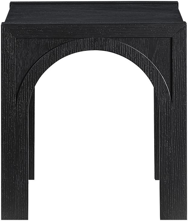 Fitzgerald Black Square End Table