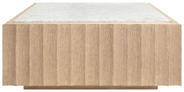 Granger Cerused Oak 40" Square Coffee Table