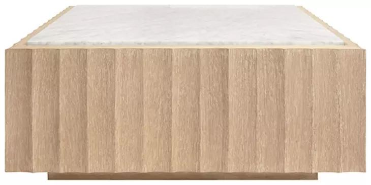 Granger Cerused Oak 40" Square Coffee Table