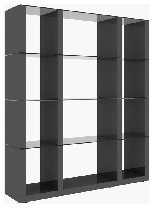 Cloud Gray High Gloss Wall Unit