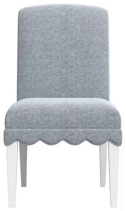 Haven Sea Blue Upholstered Side Chair Set of 2